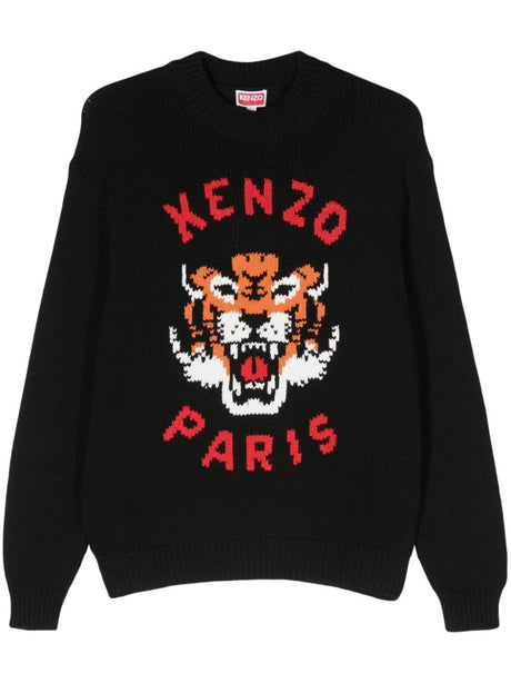 KENZO Lucky Tiger Chunky Knit Jumper - Unisex Size