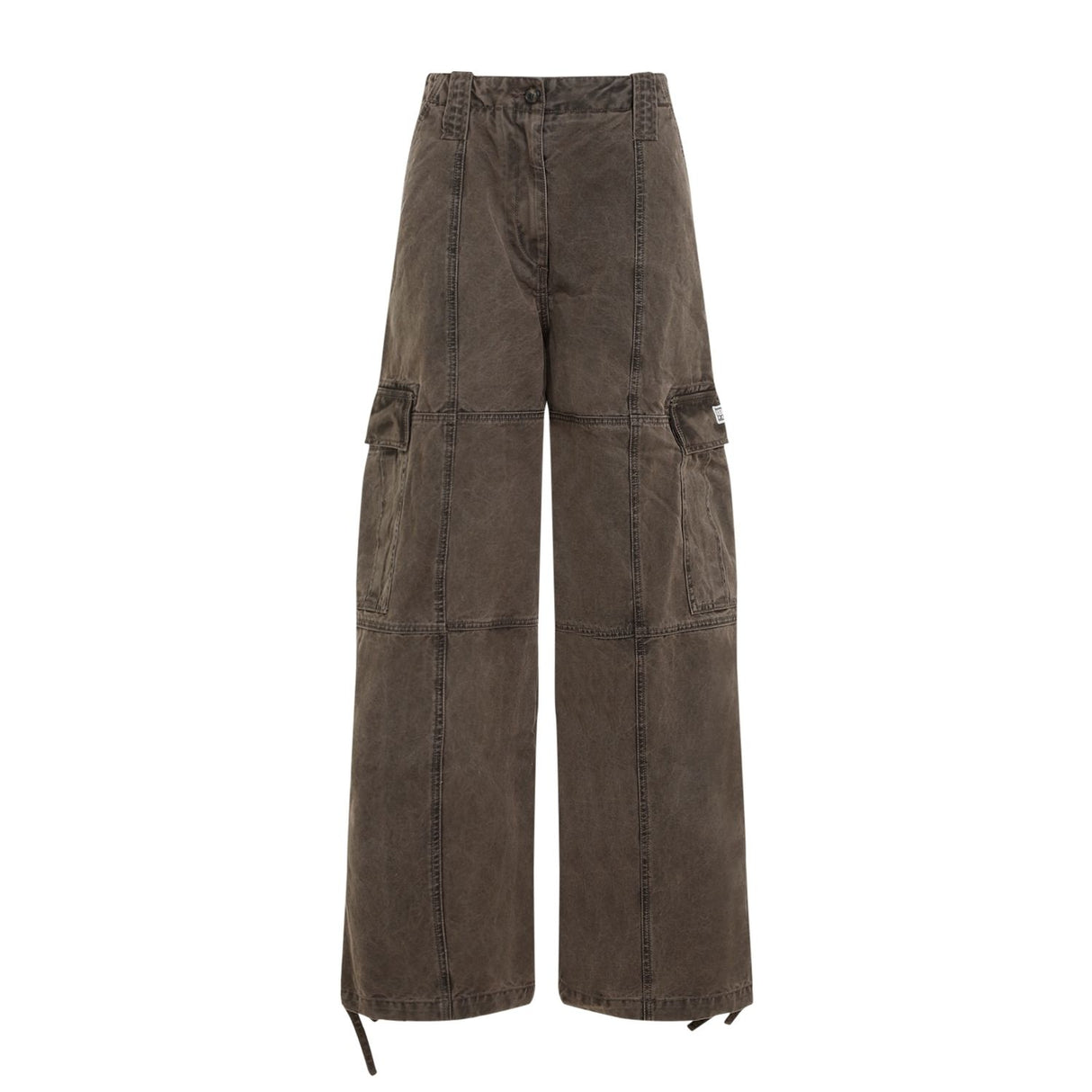 KENZO Dyed Canvas Cargo Pants for Women - FW24 Collection