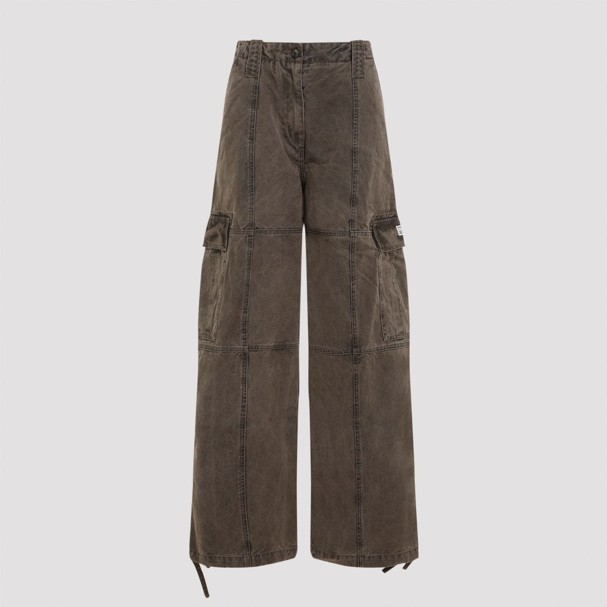 KENZO Dyed Canvas Cargo Pants for Women - FW24 Collection