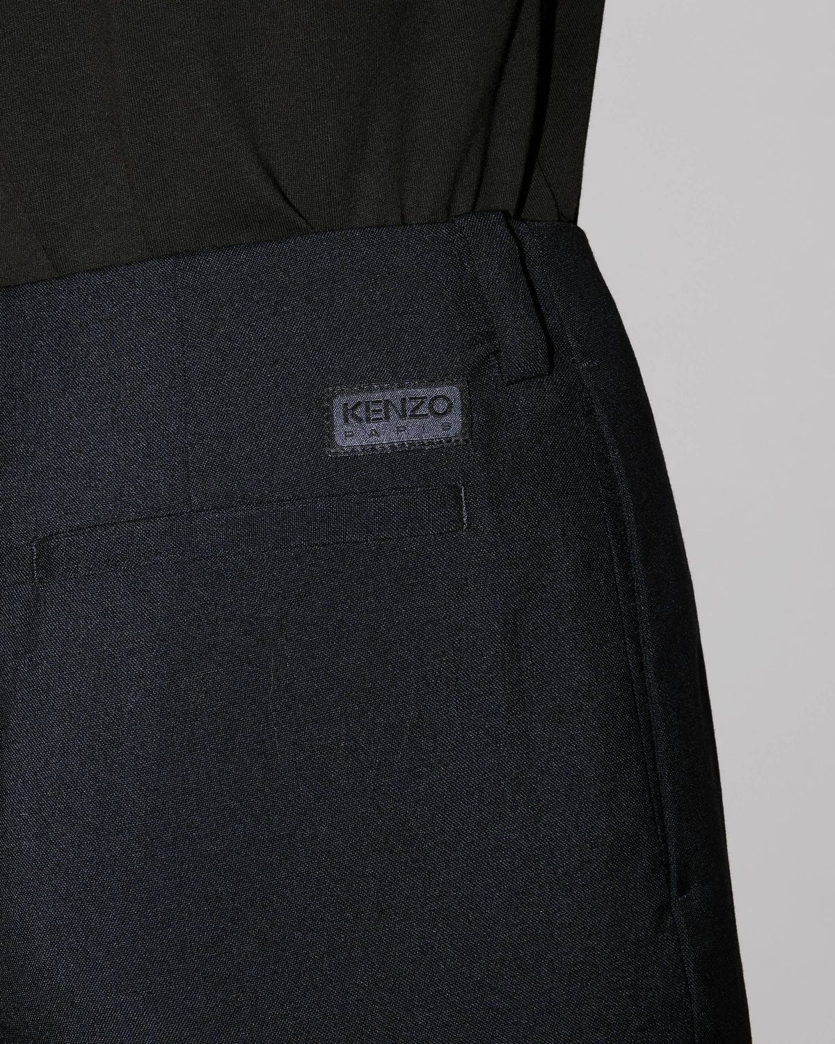 KENZO Chic Wool Skinny Pants