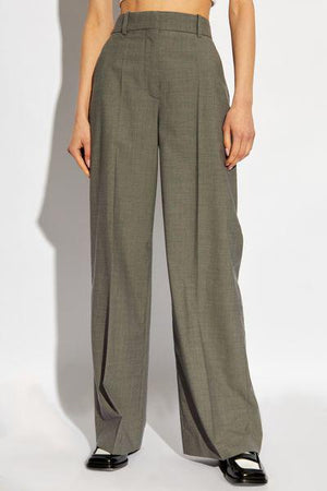 KENZO Luxurious Wide-Leg Wool Blend Pants