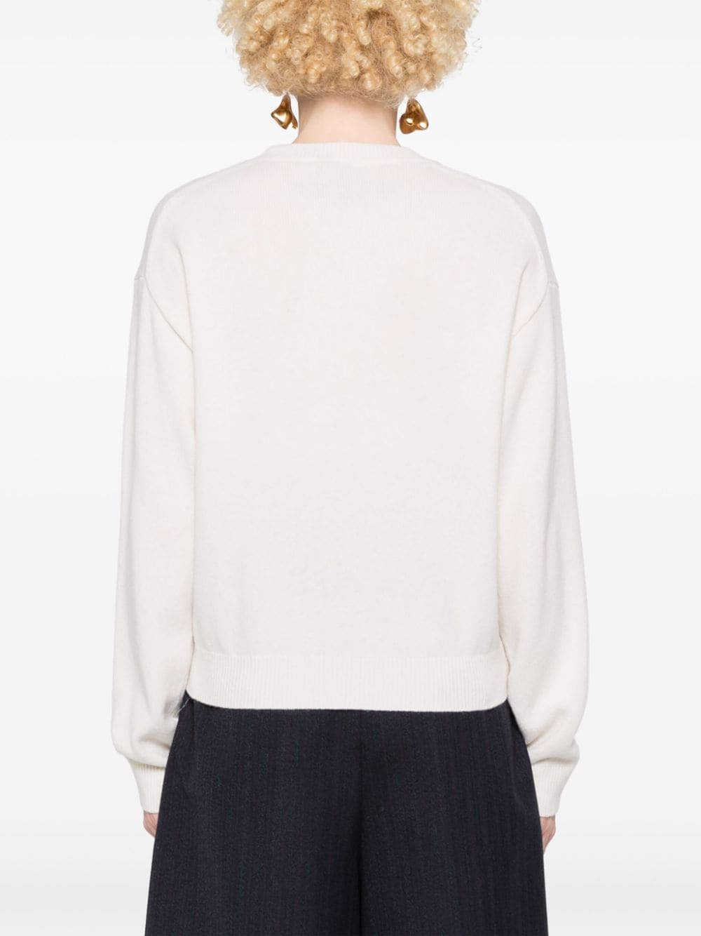 KENZO Wool Flower Knit Sweater - Regular Fit