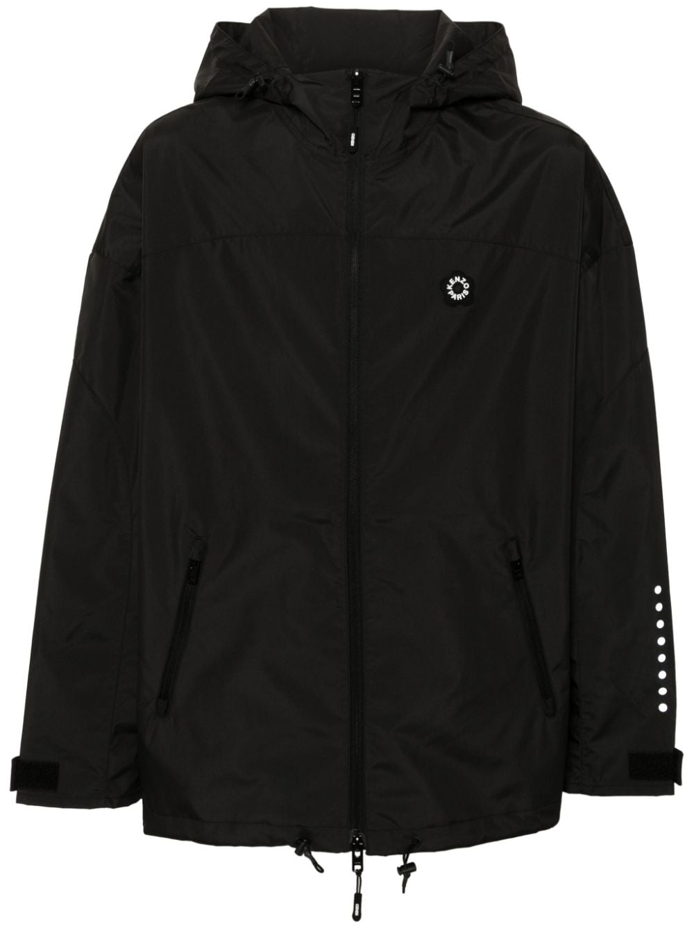 KENZO Lightweight Hooded Jacket with Reflective Accents for Men