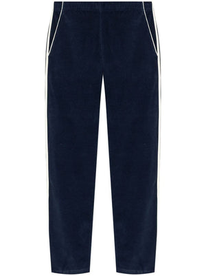 KENZO Midnight Blue Velvet Track Pants