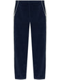 KENZO Midnight Blue Velvet Track Pants