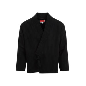 KENZO Modern Black Kimono Jacket