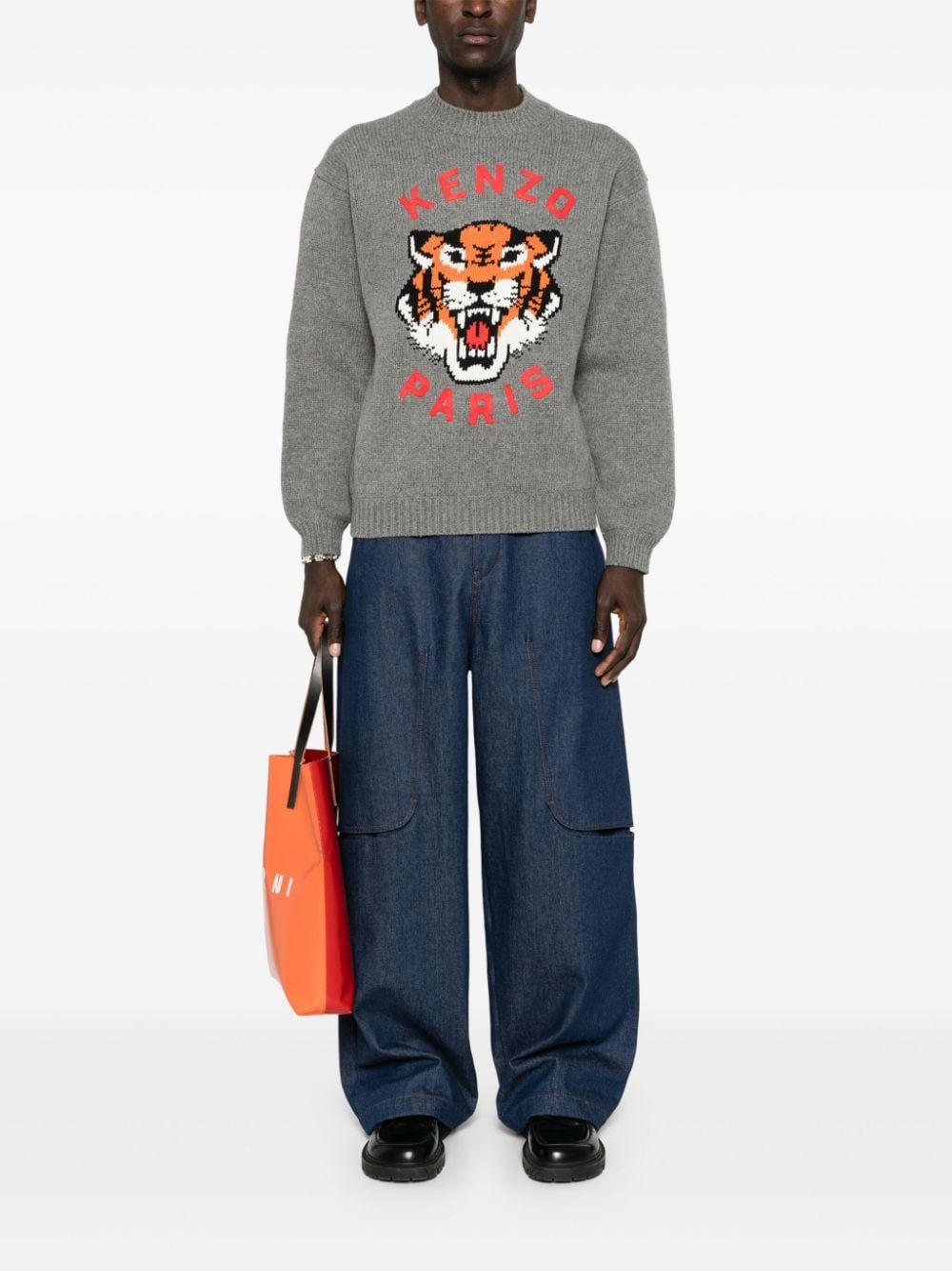 KENZO Lucky Tiger Wool-Blend Sweater