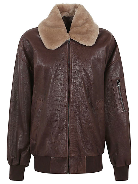 ENES Vivienne Luxe Leather Jacket