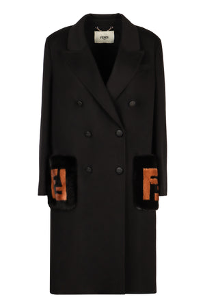 FENDI Double-Breasted Wool Jacket for Women