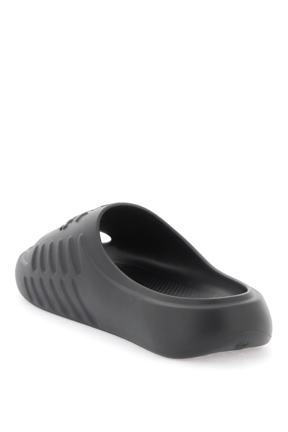 DSQUARED2 Oversized Rubber Slide Sandals with Canadian Maple Leaf Print for Men