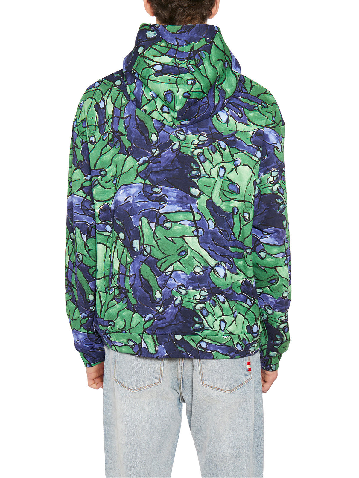 MARNI Multicolor Cotton Sweatshirt with Hood for Men