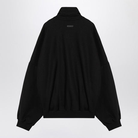 FEAR OF GOD High Collar Overfit Cotton and Wool Sweatshirt