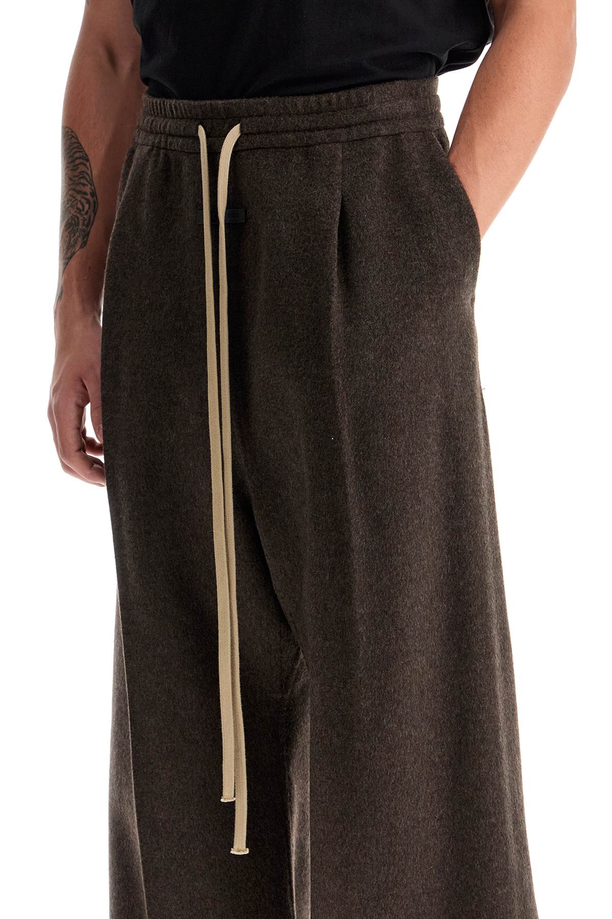 FEAR OF GOD Oversized Brushed Wool Trousers - Size L