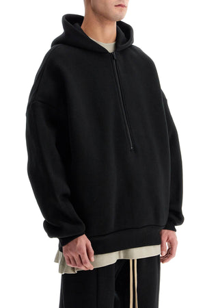 FEAR OF GOD Oversized Hooded Sweatshirt with Half Zip - Men’s