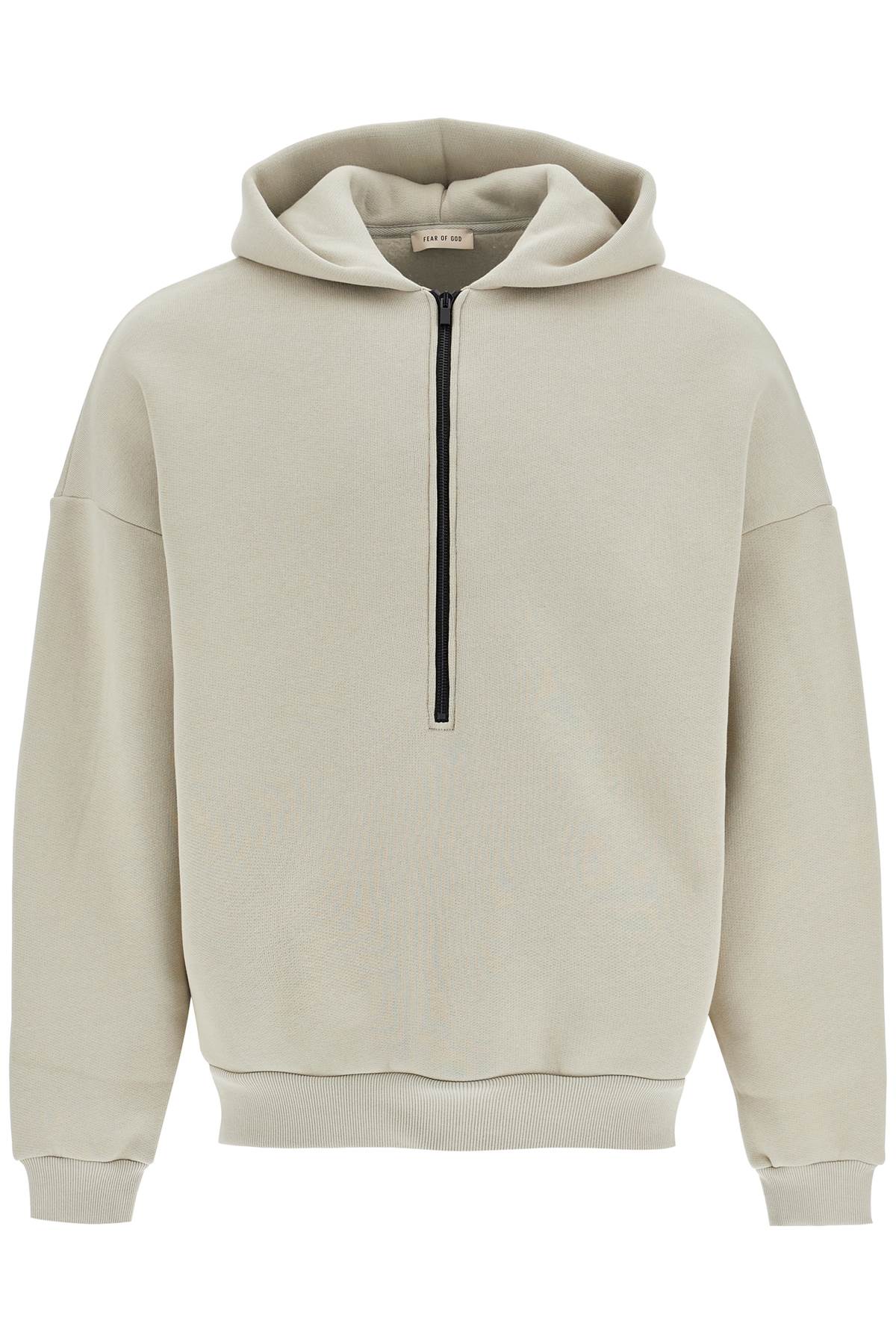 FEAR OF GOD Oversized Hooded Sweatshirt with Half Zip - Men’s