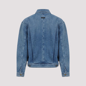 FEAR OF GOD Indigo Blue Cotton Denim Jacket for Men - SS24