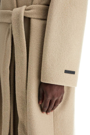 FEAR OF GOD Minimalist Boiled Wool Jacket with High Collar