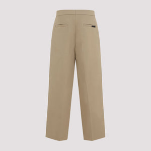 FEAR OF GOD Beige Single Pleat Relaxed Trousers for Men