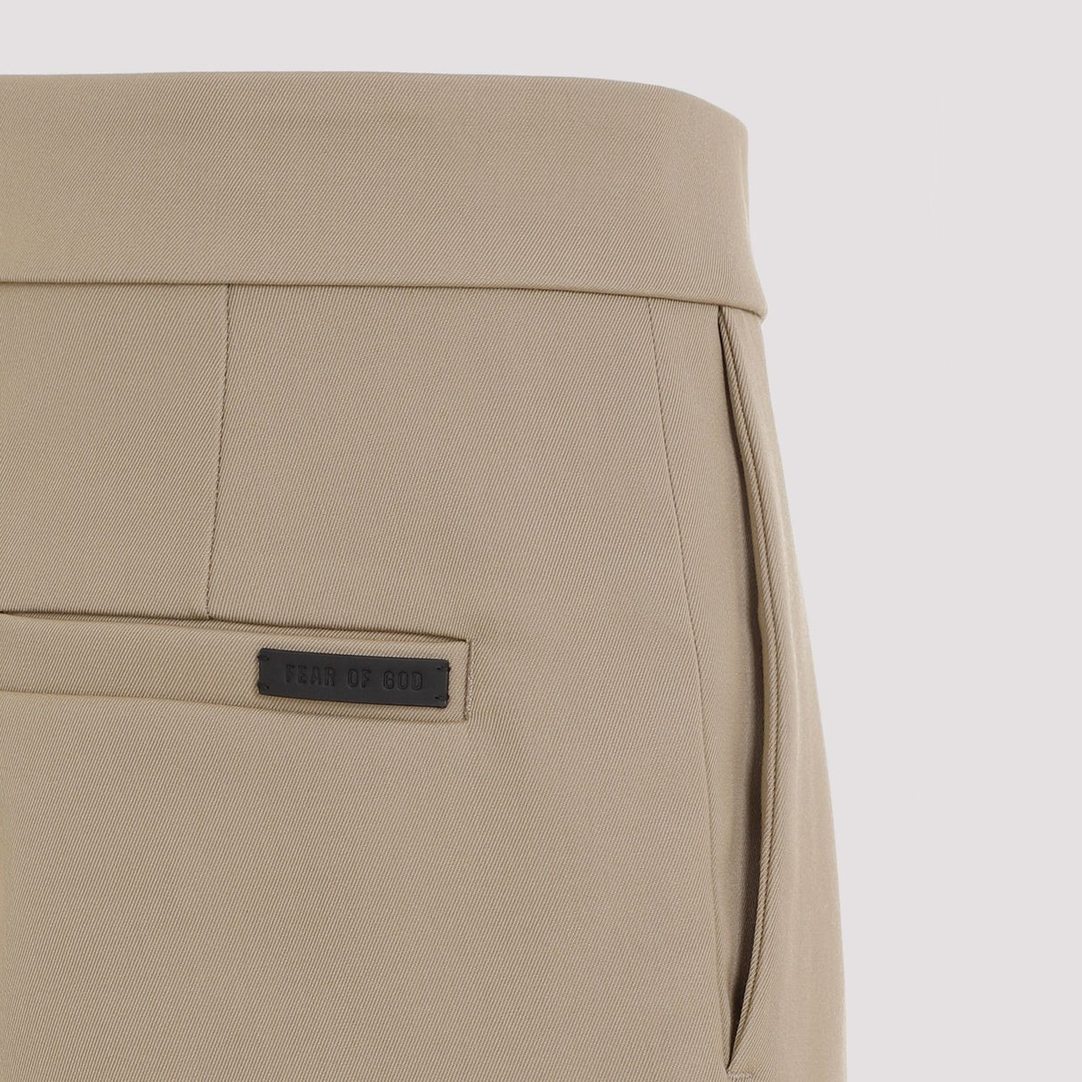 FEAR OF GOD Beige Single Pleat Relaxed Trousers for Men