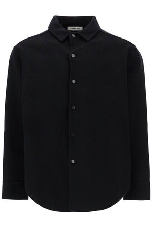 FEAR OF GOD Oversized Virgin Wool Black Shirt