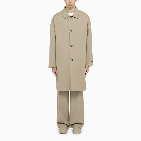 FEAR OF GOD Eternal Baggy Trousers - Men's Brown Cotton Twill Pants