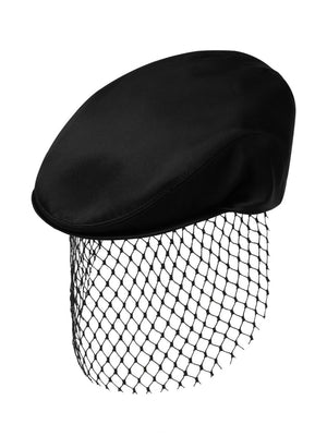 DOLCE & GABBANA Veil Detail Cut-Out Hat