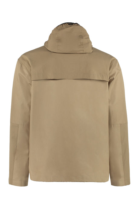 HERNO Beige Cotton Gabardine Field Jacket - Men's Mid-Season Must-Have