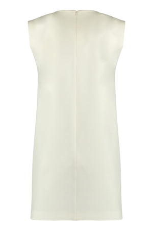 MAX MARA Elegant Wool Dress with Straight Cut