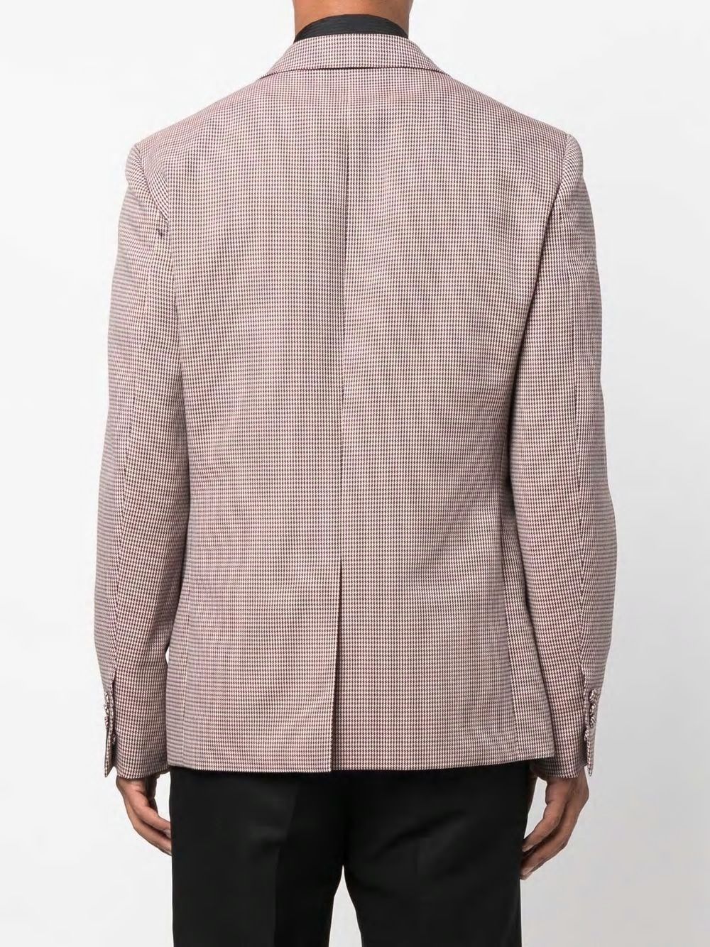 FENDI Men's Pied de Poule Jacket in Naturale and Rosso for FW23