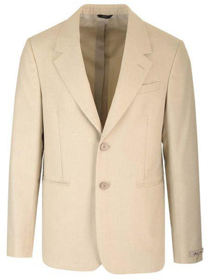 Blazer Nút Bấm Màu Beige Dành Cho Nam - Bộ Sưu Tập SS24