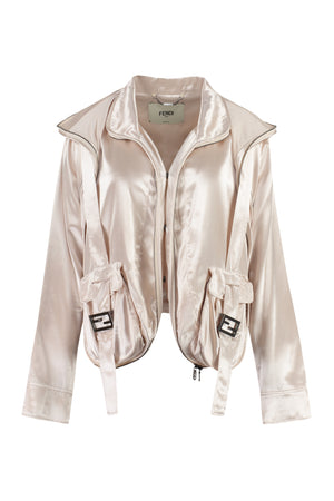 FENDI White Padded Jacket for Women