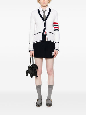 THOM BROWNE Mini Logo Patch Twill Skirt