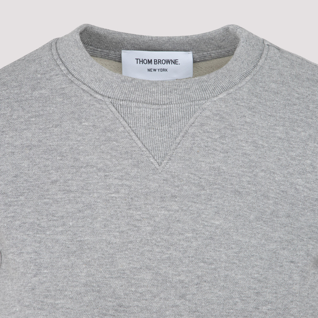 THOM BROWNE Iconic 4-Bar Crewneck Sweater