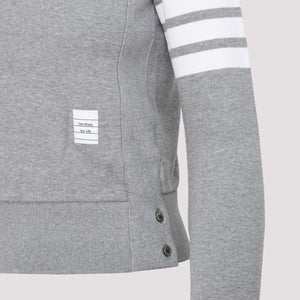 THOM BROWNE Iconic 4-Bar Crewneck Sweater