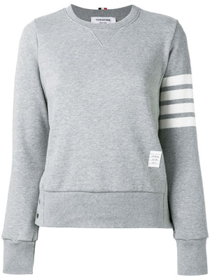 女生灰色四條條紋棉質運動衫- FW23款