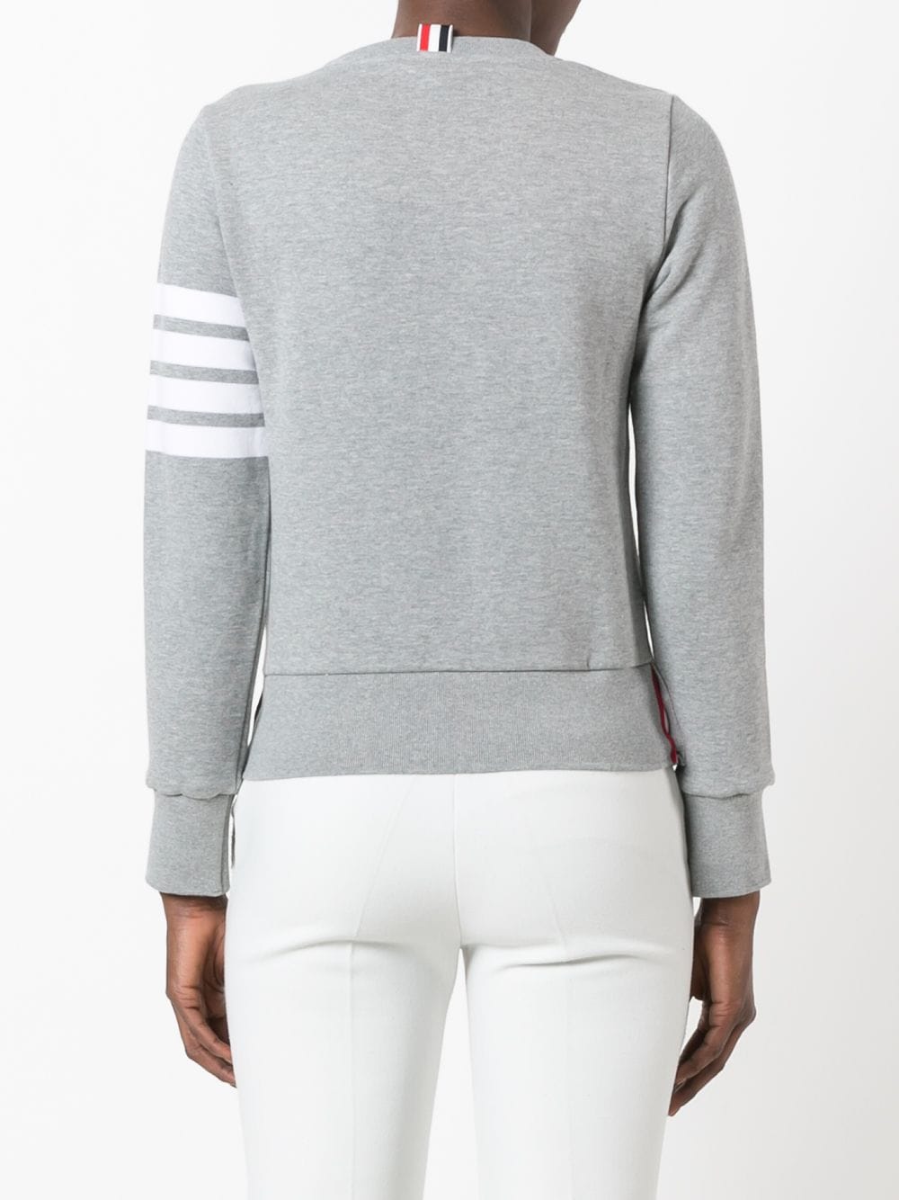 Women's Four-Bar Stripe Cotton Sweatshirt from FW23 Collection