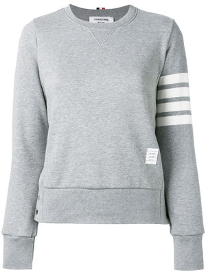 Women's Four-Bar Stripe Cotton Sweatshirt from FW23 Collection