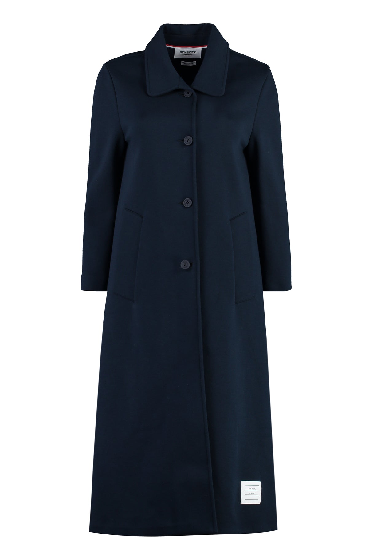 THOM BROWNE Blue Cotton Jacket for Women - FW23 Collection