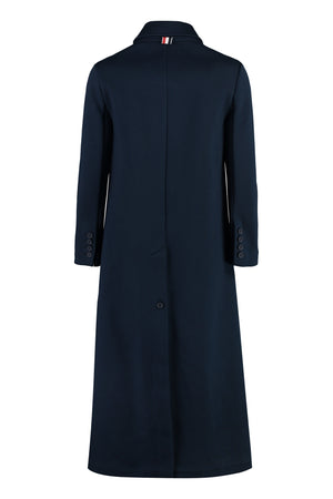 THOM BROWNE Blue Cotton Jacket for Women - FW23 Collection