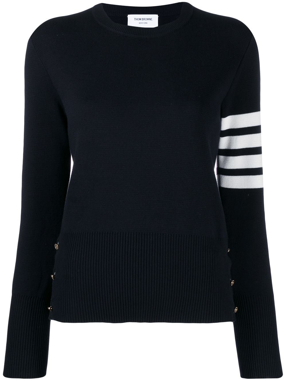 THOM BROWNE RWB 4-Bar Cotton Sweater for Women - SS24 Collection