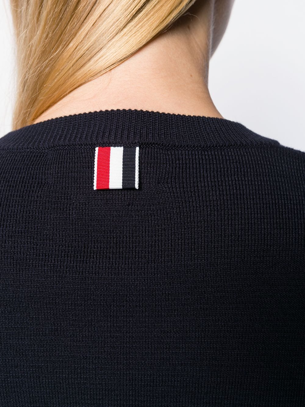 THOM BROWNE RWB 4-Bar Cotton Sweater for Women - SS24 Collection