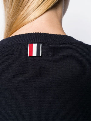 THOM BROWNE RWB 4-Bar Cotton Sweater for Women - SS24 Collection