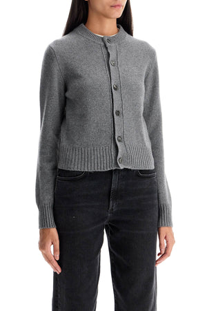 AMI PARIS Women's Cashmere Crewneck Cardigan - XS Size