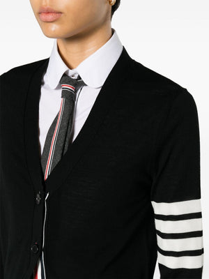 Áo len cardigan 4 sọc