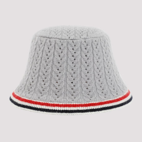 精選：暖灰麻羊毛混紡女士帽 - FW23系列