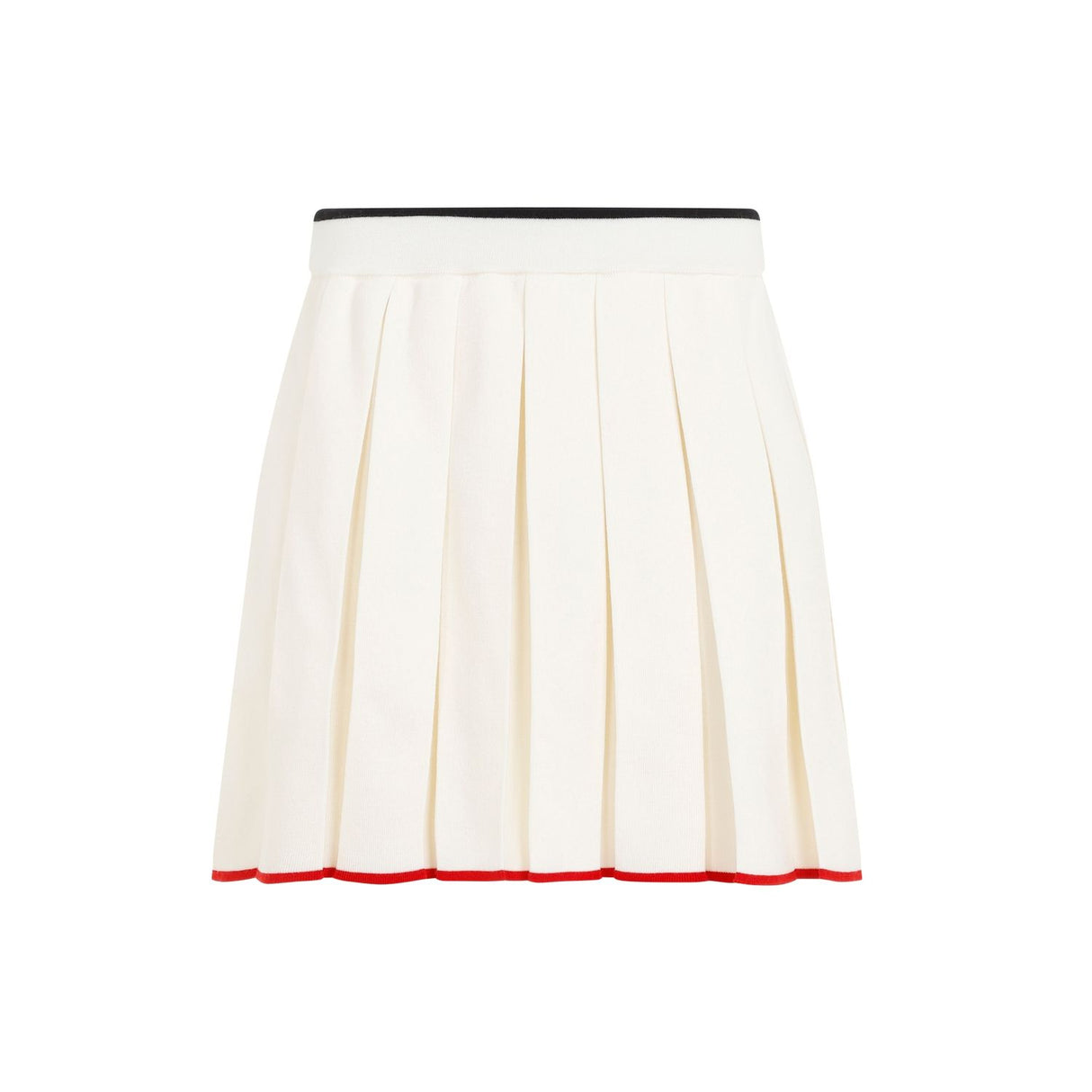 THOM BROWNE Elegant Full Needle Mini Pleated Skirt