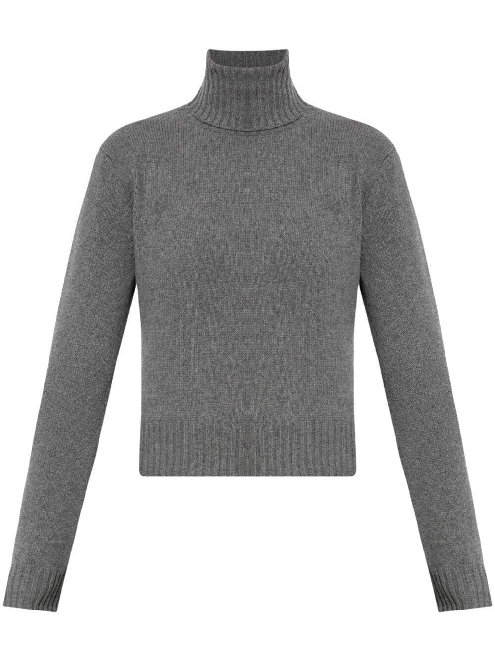 AMI PARIS Women's Slim Fit Tonal Cashmere Blend Sweater