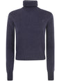 AMI PARIS Women's Slim Fit Tonal Cashmere Blend Sweater