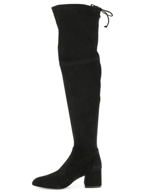 STUART WEITZMAN Black Flareland Boots for Women - FW24 Collection