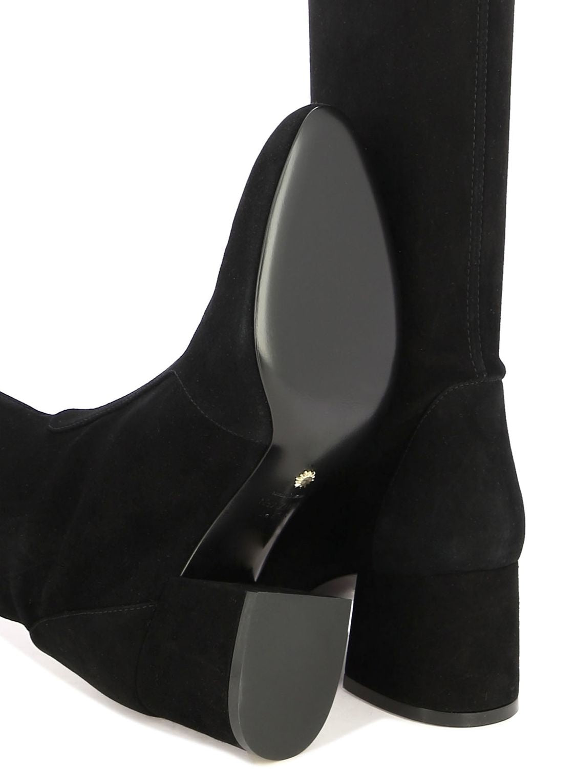 STUART WEITZMAN Black Flareland Boots for Women - FW24 Collection